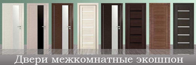 Экошпон - влагостойкое современное покрытие для межкомнатных дверей